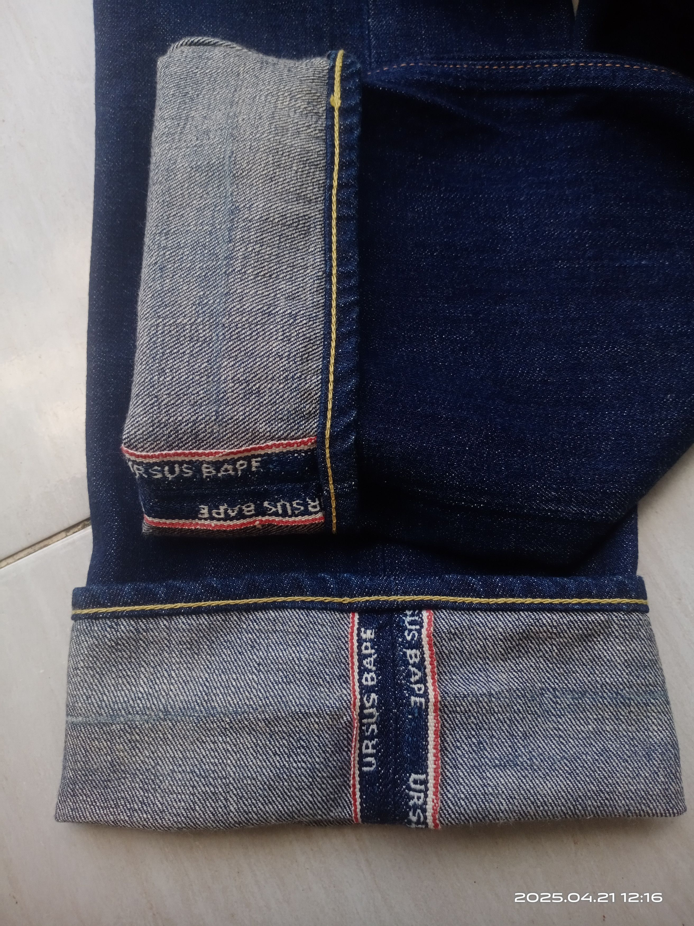 Bape Ursus bape denim selvedge Size US 30 / EU 46 - 6 Thumbnail