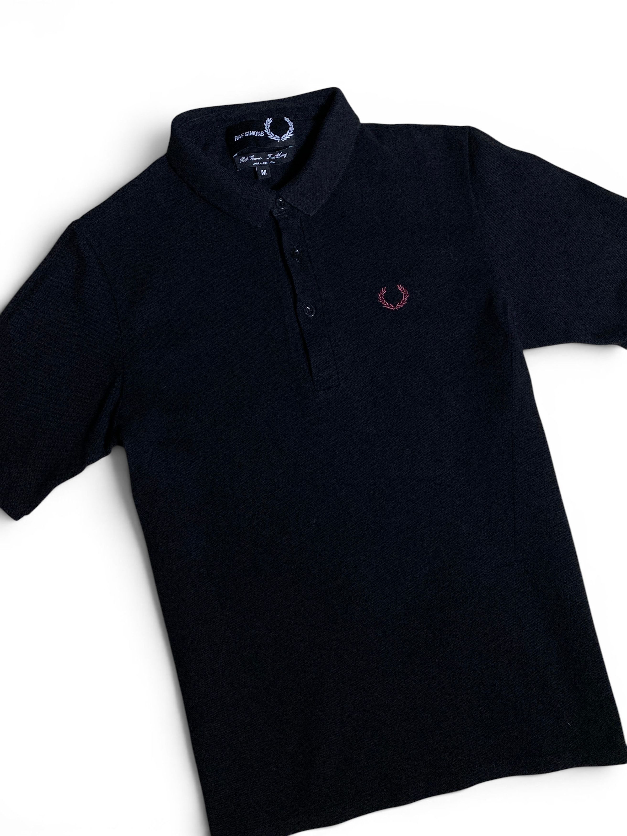 Raf Simons Raf Simons x Fred Perry Black Polo Shirt Embroidered Logo Size US M / EU 48-50 / 2 - 4 Thumbnail