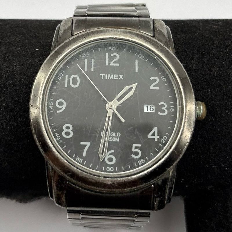 Timex Vintage Black Timex Men's Watch | Grailed