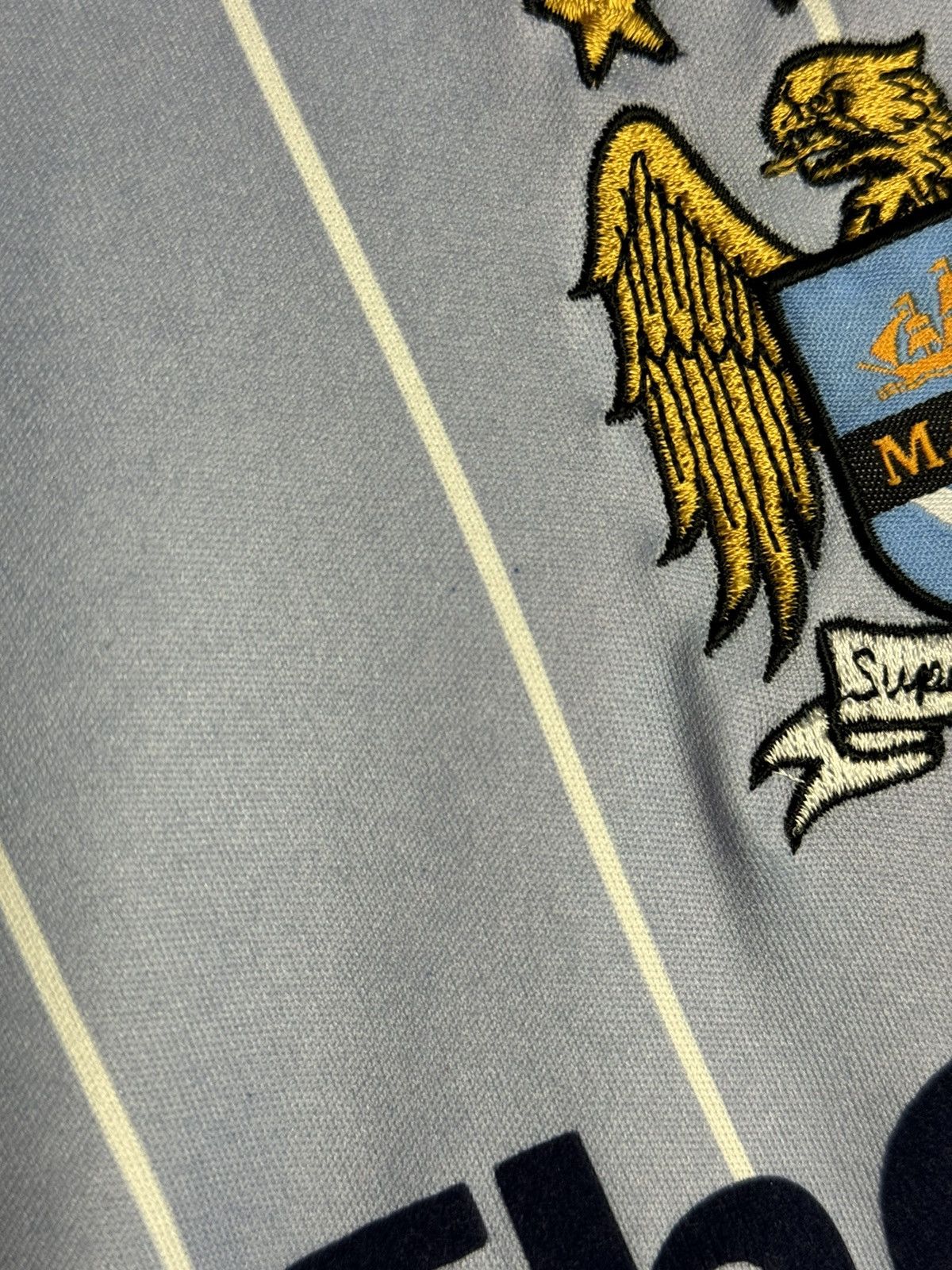 Le Coq Sportif Manchester City 07/08 Home Football Jersey Size US M / EU 48-50 / 2 - 6 Thumbnail