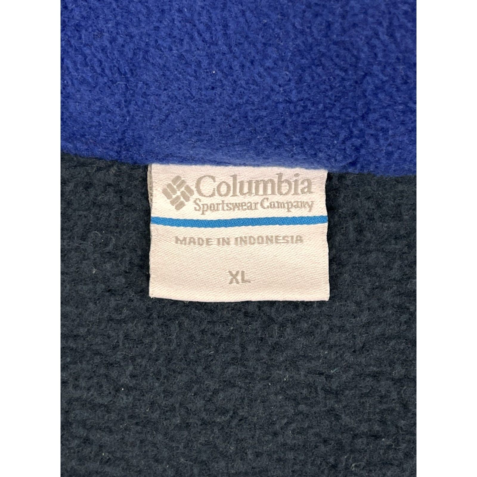 Vintage Columbia Mens Jacket Full Zip Bomber Omni-Tech Fleece Blue XL Regular Men Size US XL / EU 56 / 4 - 3 Thumbnail