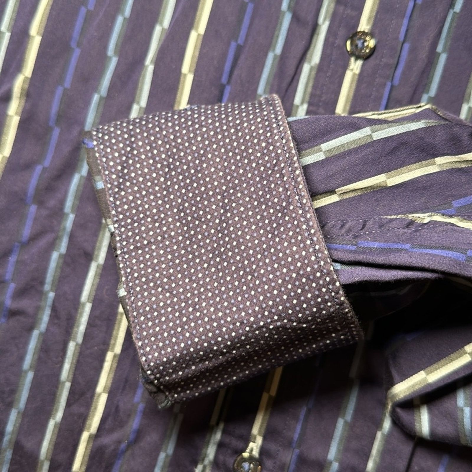 BUGATCHI Bugatchi Uomo Classic Fit Long Sleeve Button Down - Large Size US L / EU 52-54 / 3 - 7 Thumbnail