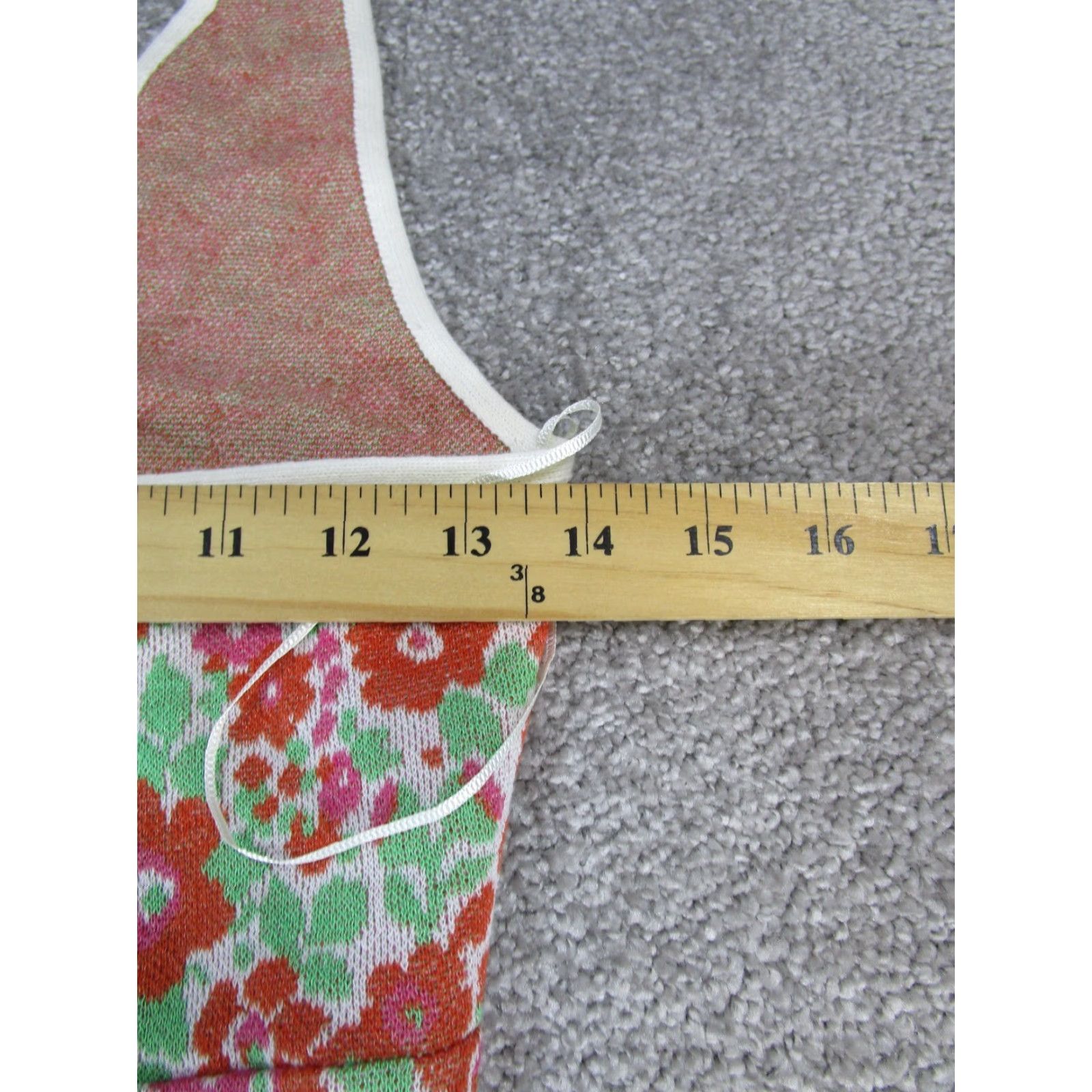Zara Zara Dress Womens Small White Green Orange Floral Halter Size S / US 4 / IT 40 - 7 Thumbnail