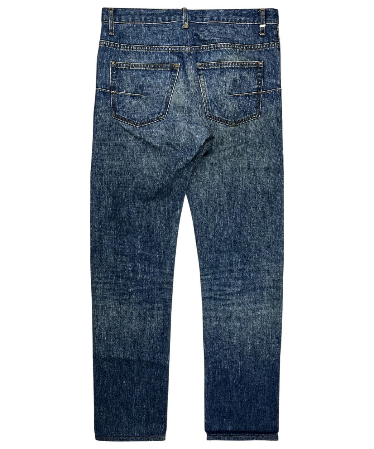 Dior × Hedi Slimane AW06 Dior Homme Hedi Clawmark Distressed Blue