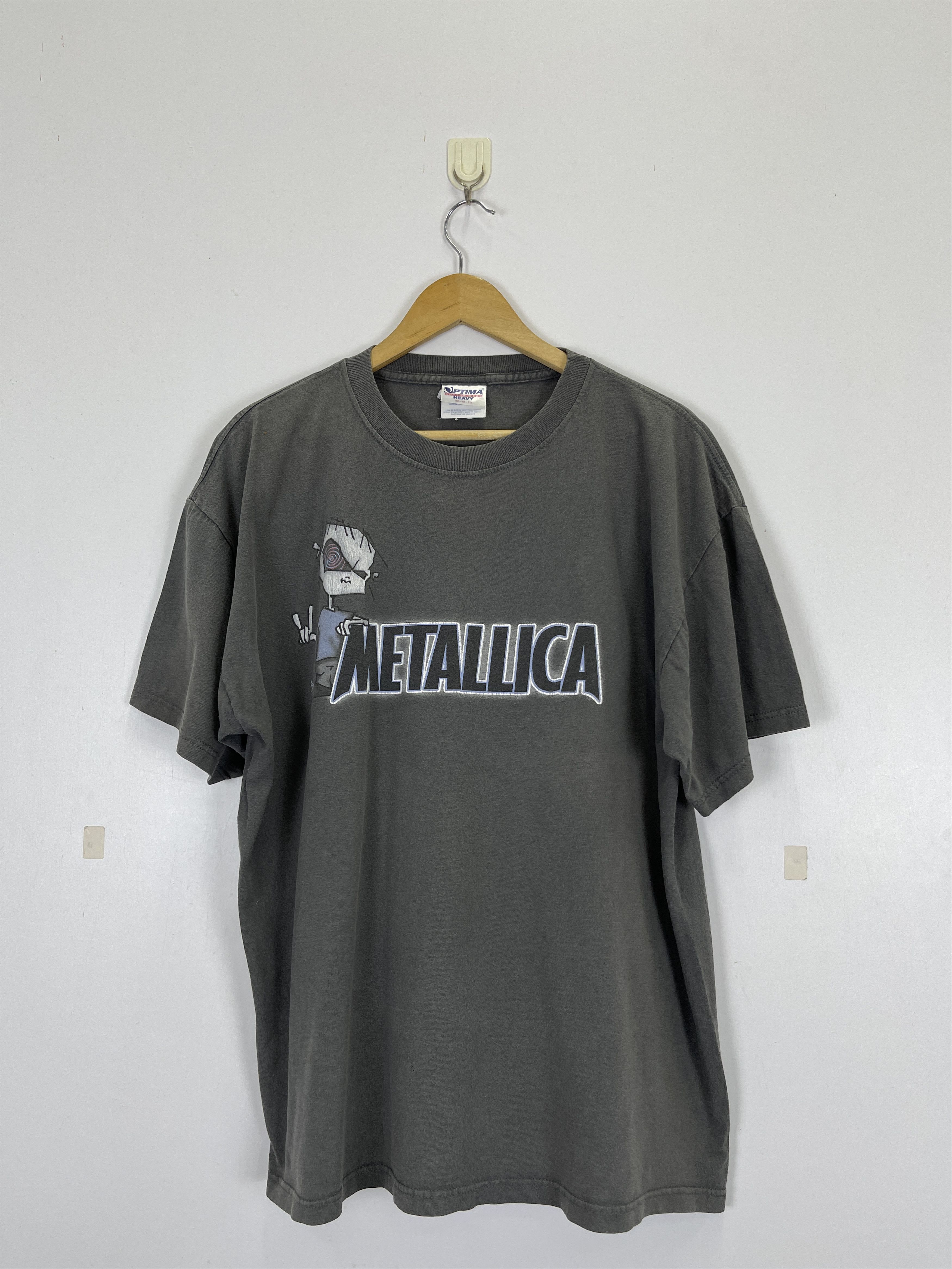 Band Tees × Metallica × Vintage Vintage 90s Metallica Band Short Sleeve T-Shirt TA0421 Size US XL / EU 56 / 4 - 1 Thumbnail