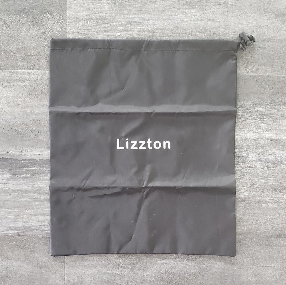 Designer Black Lizzton Drawstring Storage Bag Size ONE SIZE - 1 Thumbnail