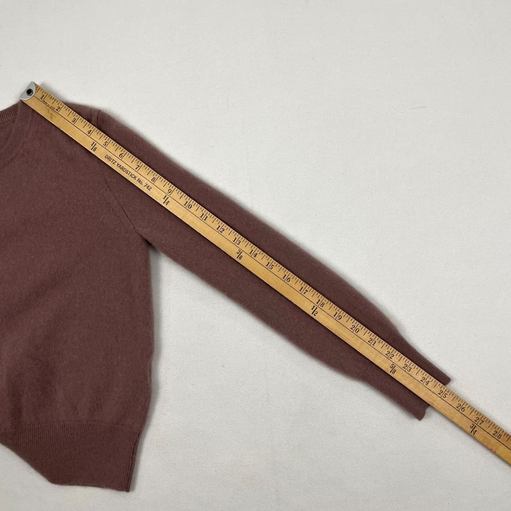 NAADAM VINTAGE Naadam Cashmere Sweater Womens 2XS Brown Crew Pullover Old Money Quiet Luxe Prep Size XXS / US 00 / IT 34 - 7 Thumbnail