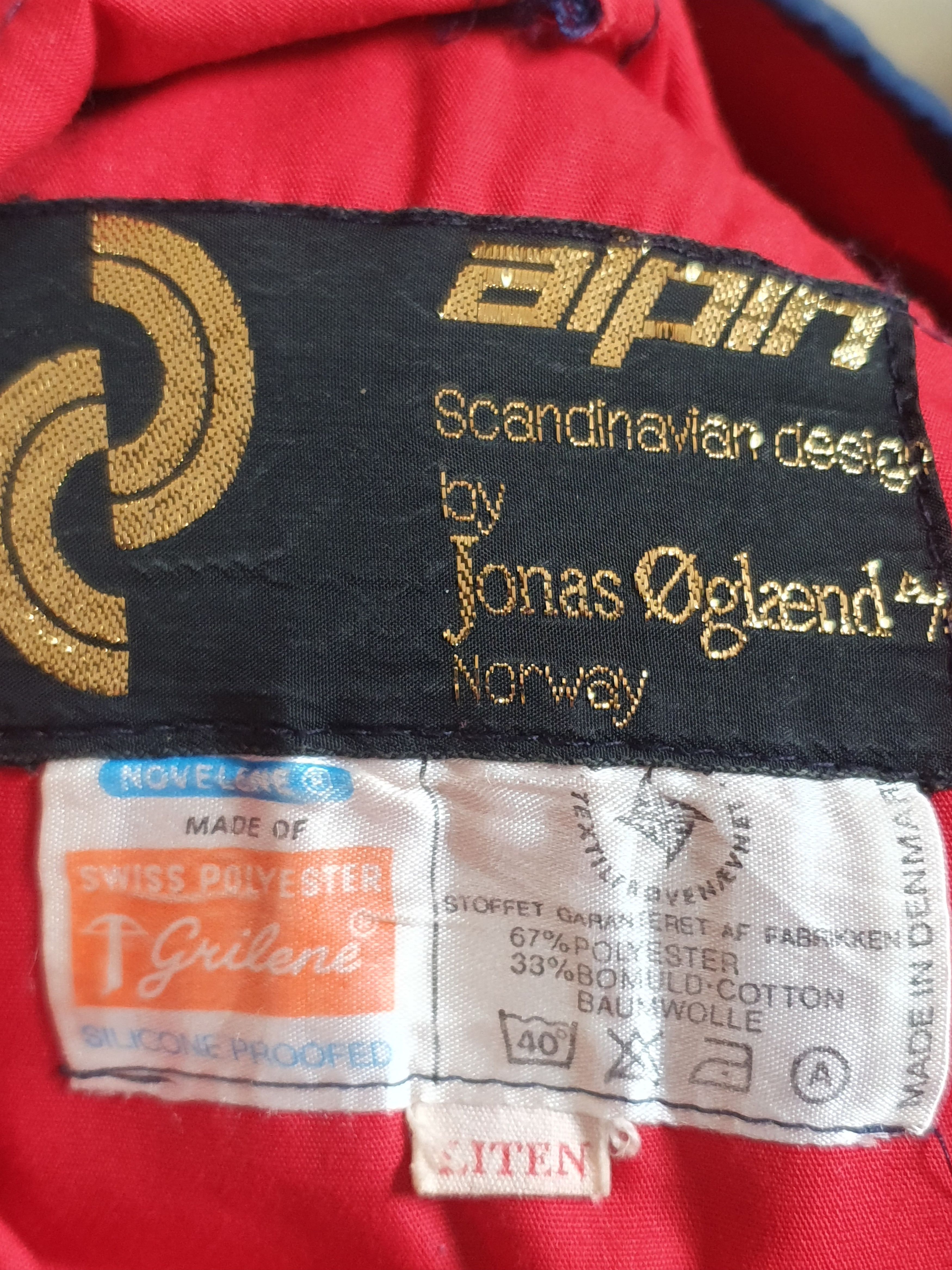 Vintage Alpin by Jonas Oglaend Scandinavian Norway Smock Jacket Size US M / EU 48-50 / 2 - 2 Thumbnail