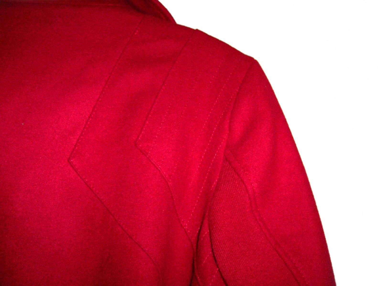 BCBGeneration BCBGeneration Red Moto Asymmetrical Trenchcoat Small Size S / US 4 / IT 40 - 6 Thumbnail