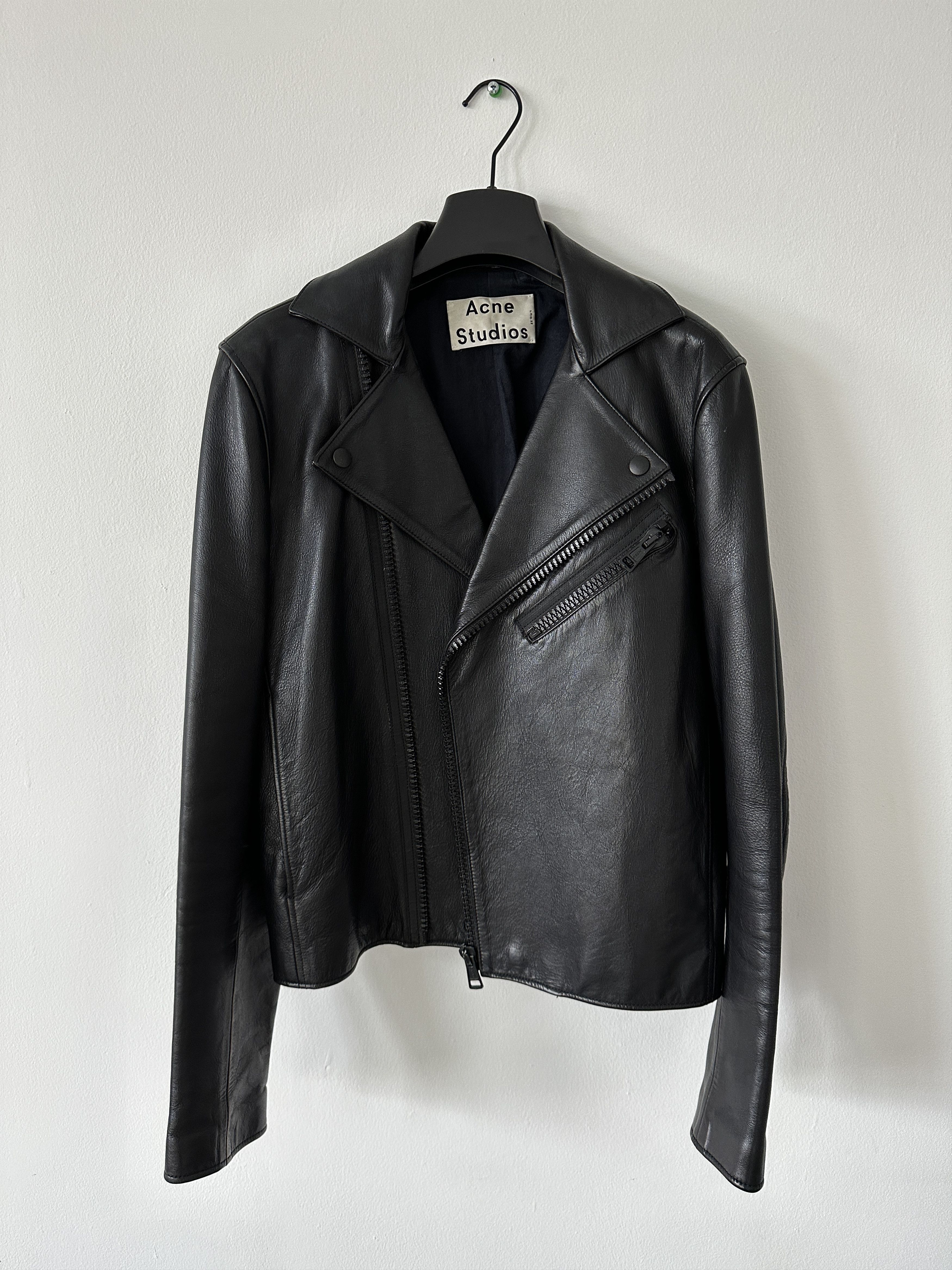 Acne Studios Gibson Leather Jacket | Grailed