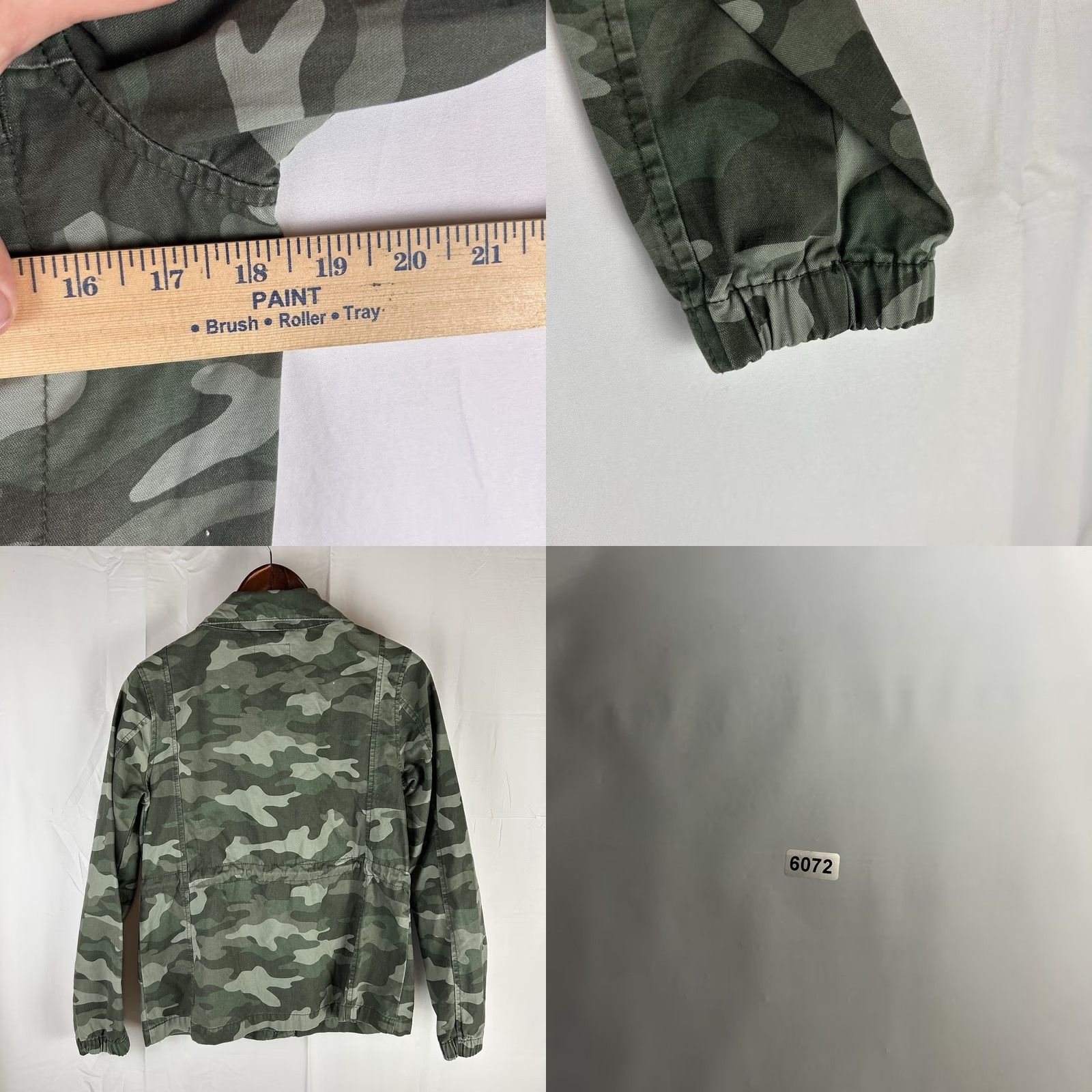 Old Navy Old Navy Camouflage Jacket Womens Size S Military Green Full Zip Camo Army Outdoor Shirt? Size S / US 4 / IT 40 - 9 Thumbnail