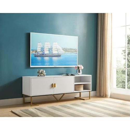 Designer × Homemade TV Stand Two Door Cabinet with Two Open Shelves with Metal L Size US L / EU 52-54 / 3 - 1 Thumbnail