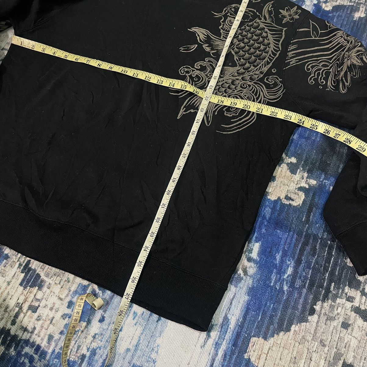 14th Addiction 🇯🇵 Vintage Strange Heaven Sukajan Kimono Koi Fish Sweatshirt Size US XL / EU 56 / 4 - 5 Thumbnail
