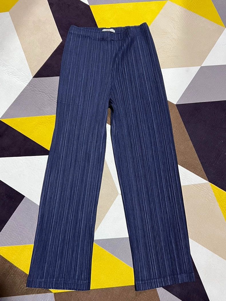 Issey Miyake issey miyake size:5 Blue trousers Size US 26 / EU 42 - 1 Thumbnail