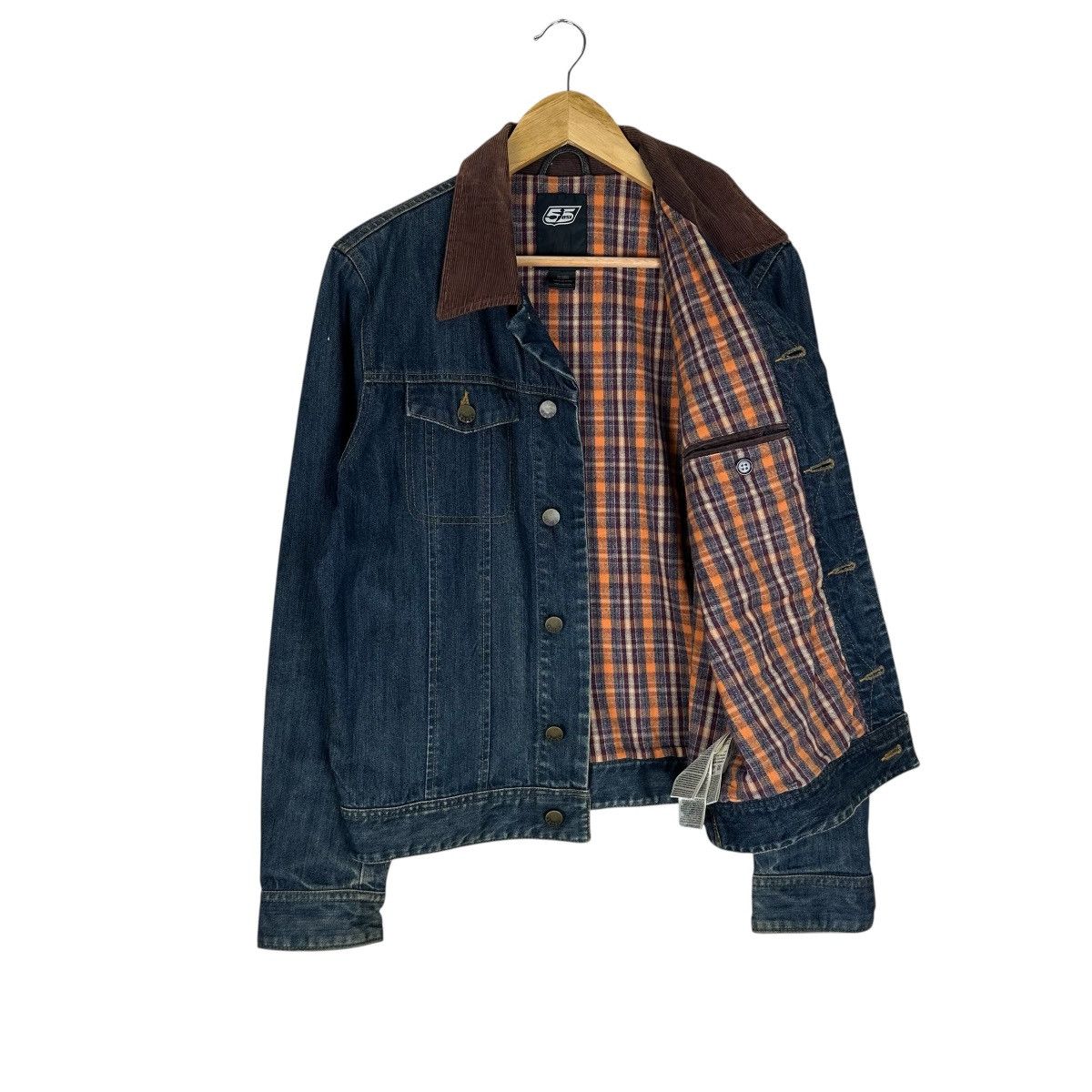 DIESEL DENIM CORDUROY COLLAR JACKET