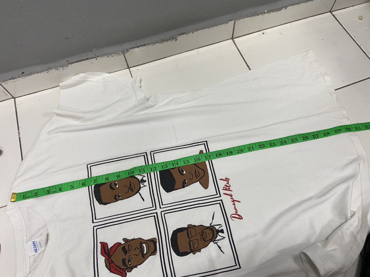 Rap Tees TUPAC SHAKUR DAMAGED PETALS RAPPER TEE SHIRT Size US XL / EU 56 / 4 - 12 Thumbnail