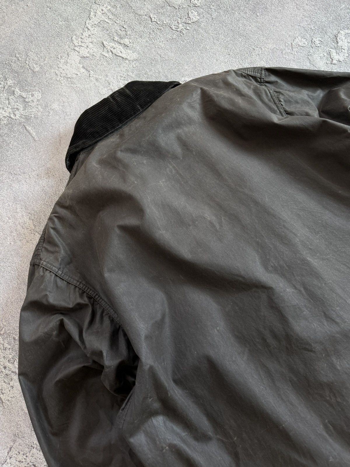 Barbour × Vintage Barbour A206 Border C48/112cm jacket + lining coat waxed wax Size US XL / EU 56 / 4 - 22 Thumbnail