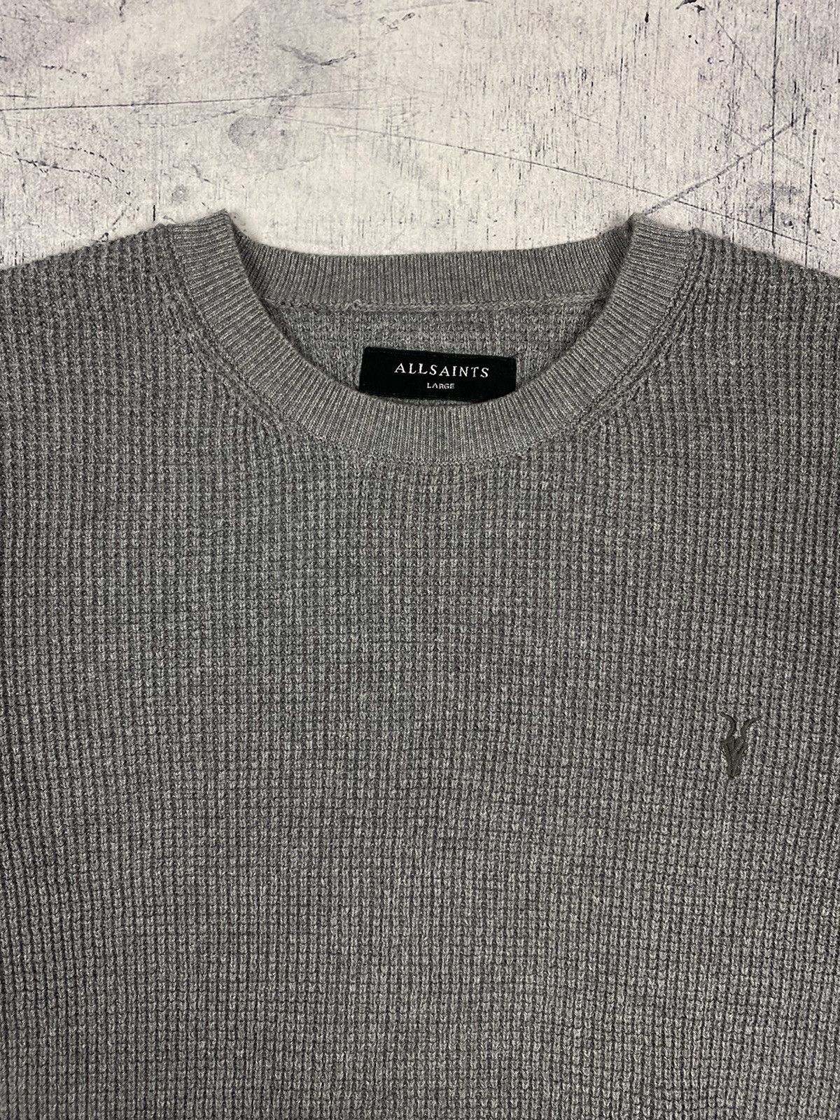 Allsaints × Designer Allsaints Designer Knitted Sweater Size US L / EU 52-54 / 3 - 5 Thumbnail