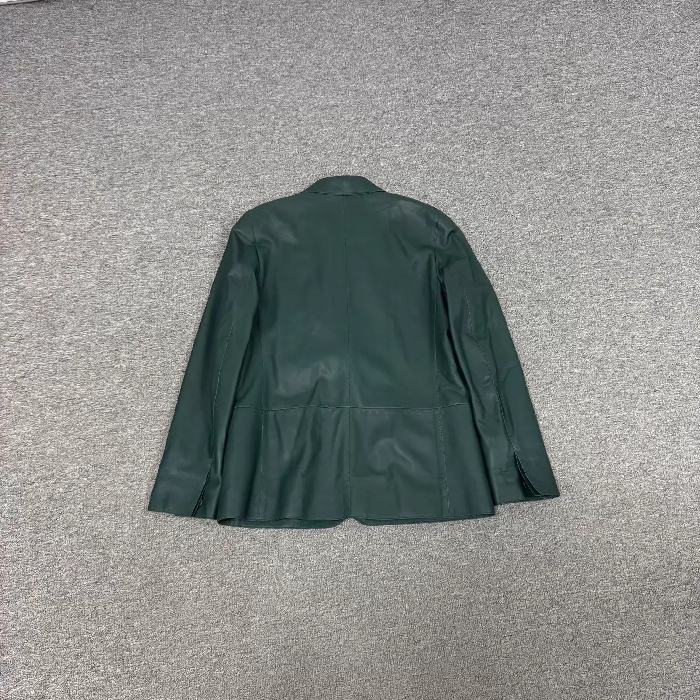Hermes Hermes Emerald Green Leather Blazer 42 (99 New) Size M / US 6-8 / IT 42-44 - 2 Thumbnail
