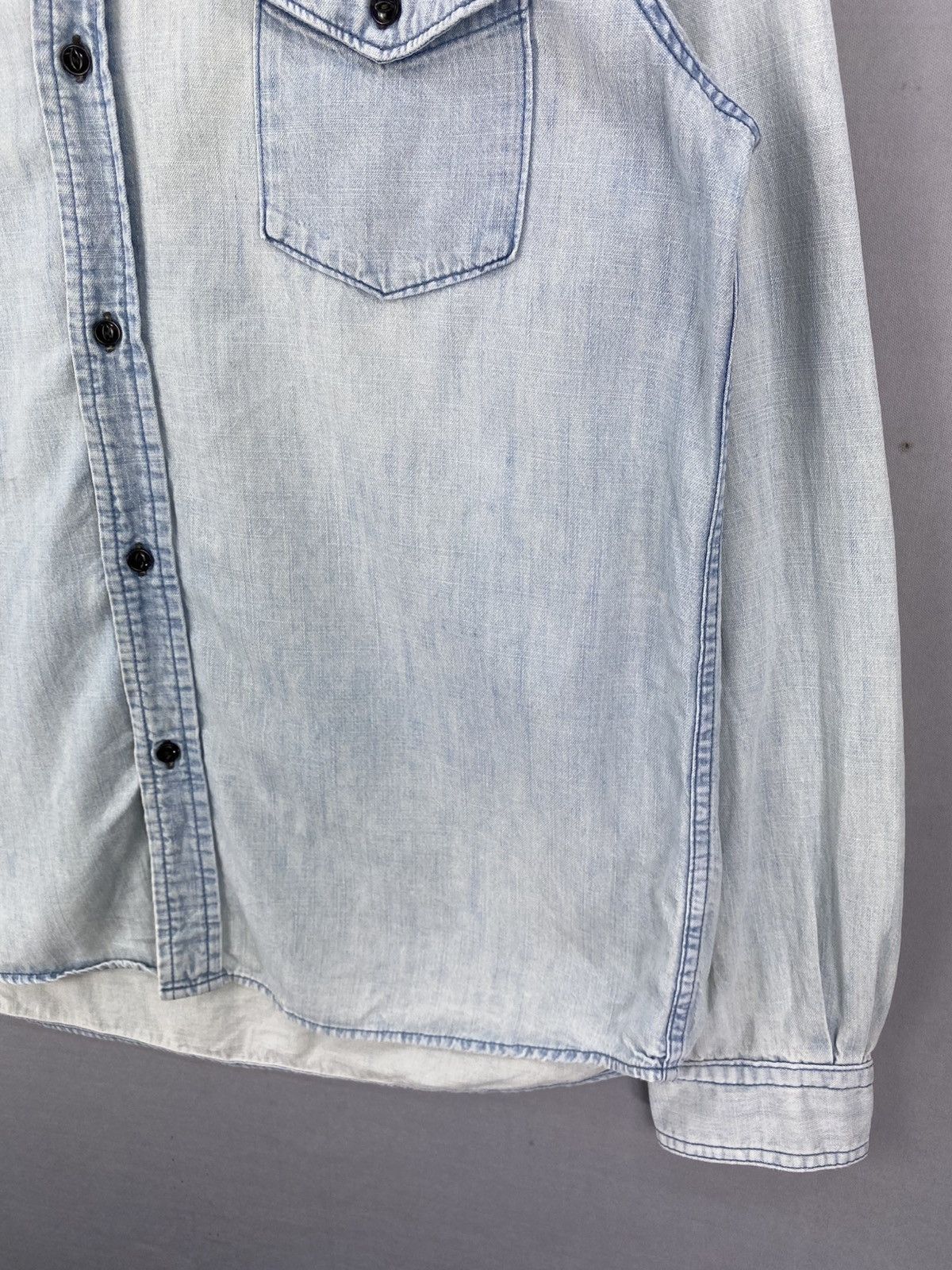 Flannel Back Number Flannel Shirts Button Up Double Pocket Size US L / EU 52-54 / 3 - 3 Thumbnail
