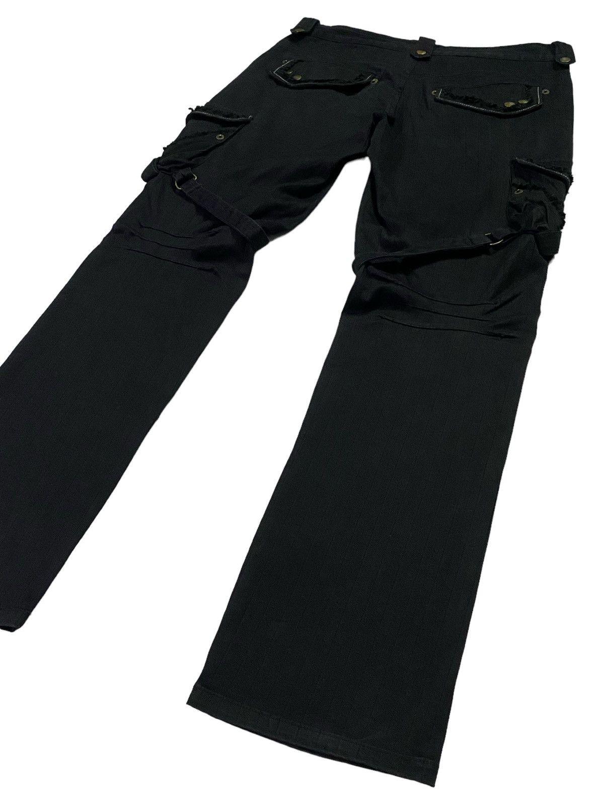 Japanese Brand Japanese brand “APESTIEN” Black Bondage Tactical Cargo Pants Size US 33 - 21 Thumbnail