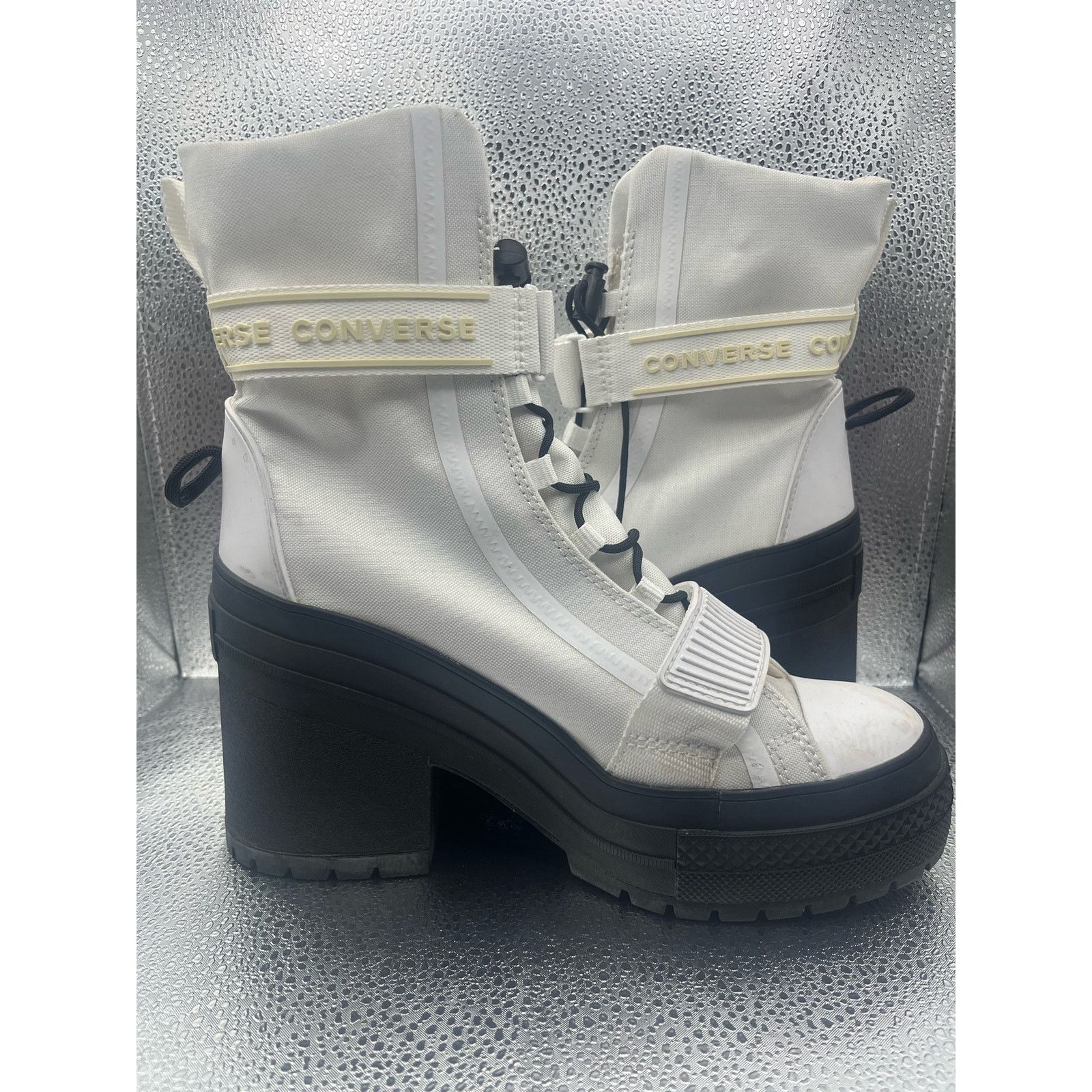 Converse Chuck Taylor All Star GR82 White Platform Boot - Main Image