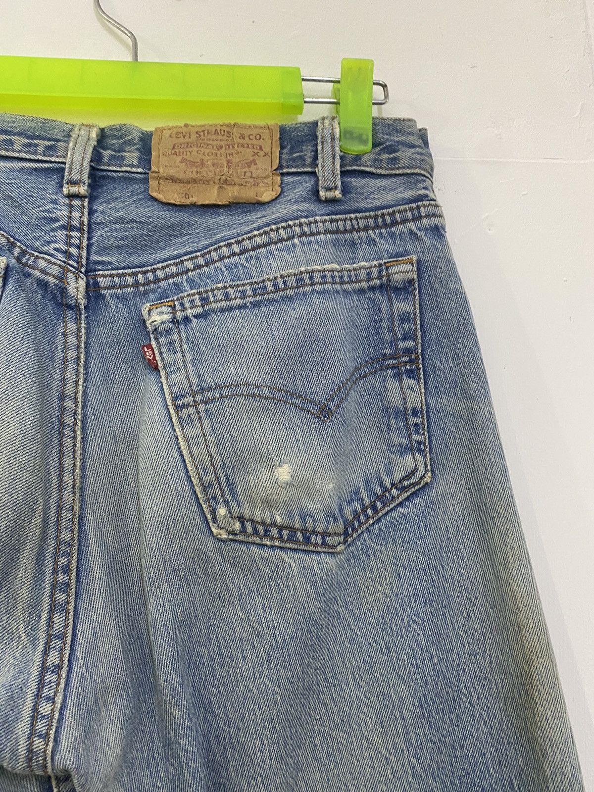 Levi's 💥LEVIS 501 90s REWORK INSPIRE BY KAPITAL BORO SASHIKO JAPAN Size US 32 / EU 48 - 16 Thumbnail