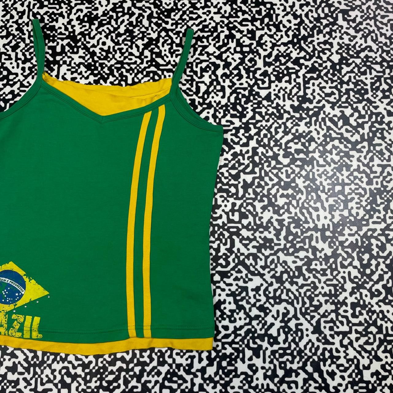 Vintage Vintage Y2K Brazil Retro Soccer Style Brasil Tank Top Casual Size M / US 6-8 / IT 42-44 - 4 Thumbnail