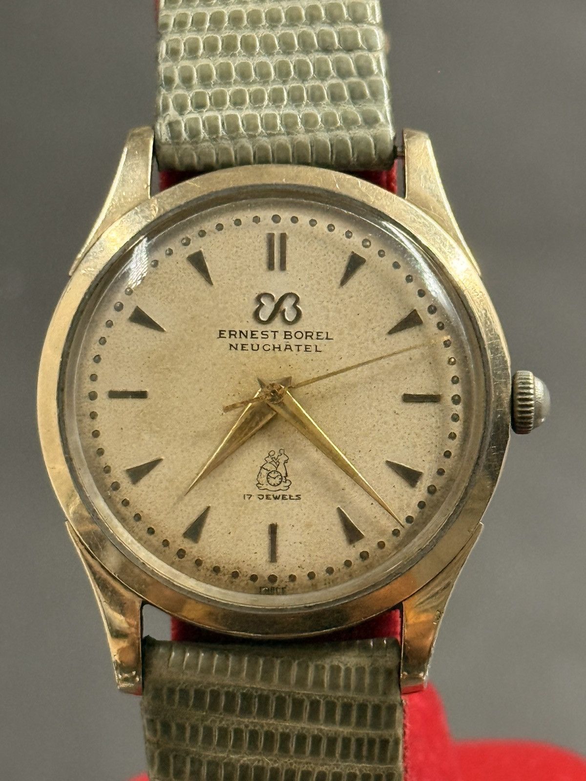 Vintage Vintage ERNEST BOREL NEUCHATEL Manual-Wind GOLD CAP Watch Size ONE SIZE - 5 Thumbnail