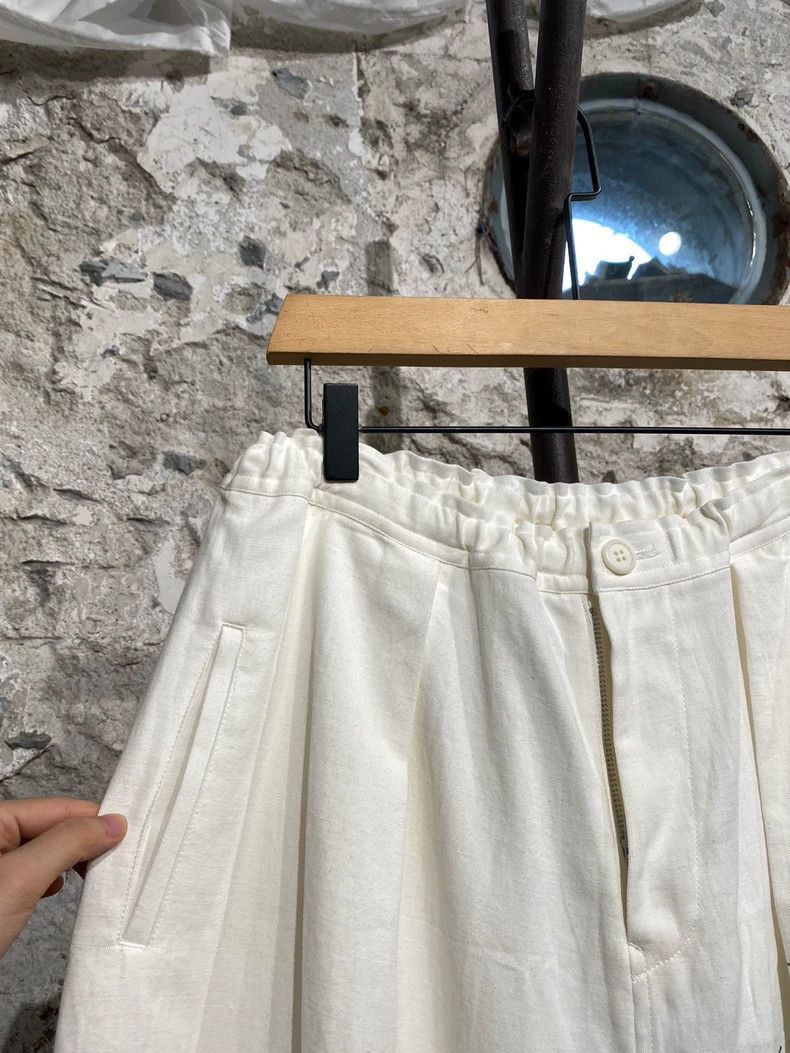 Yohji Yamamoto Yohji Yamamoto Y's printed white slacks-2505 Size US 30 / EU 46 - 3 Thumbnail