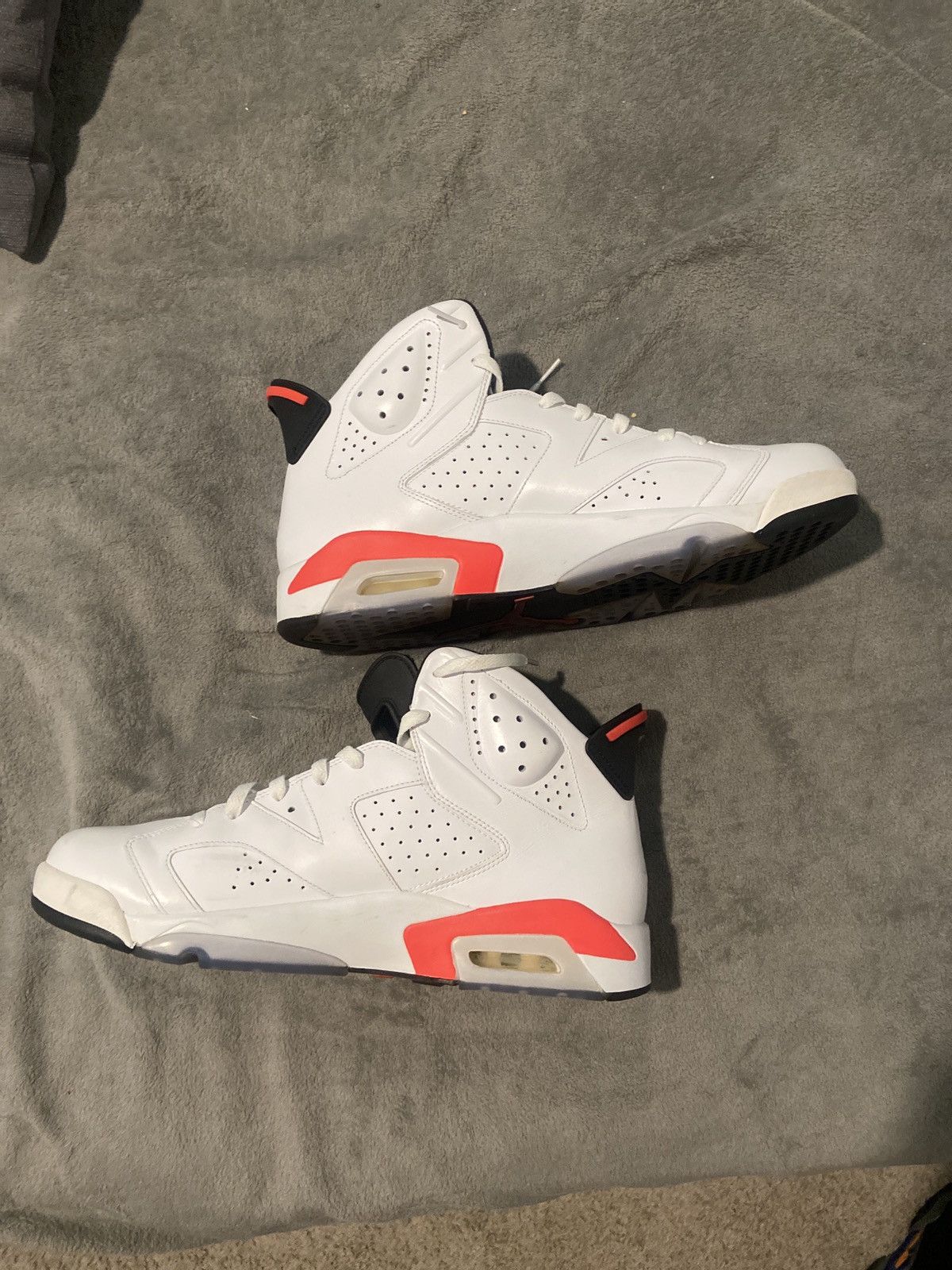 Jordan Brand Air Jordan six retro white infrared Size US 14 / EU 47 - 1 Thumbnail