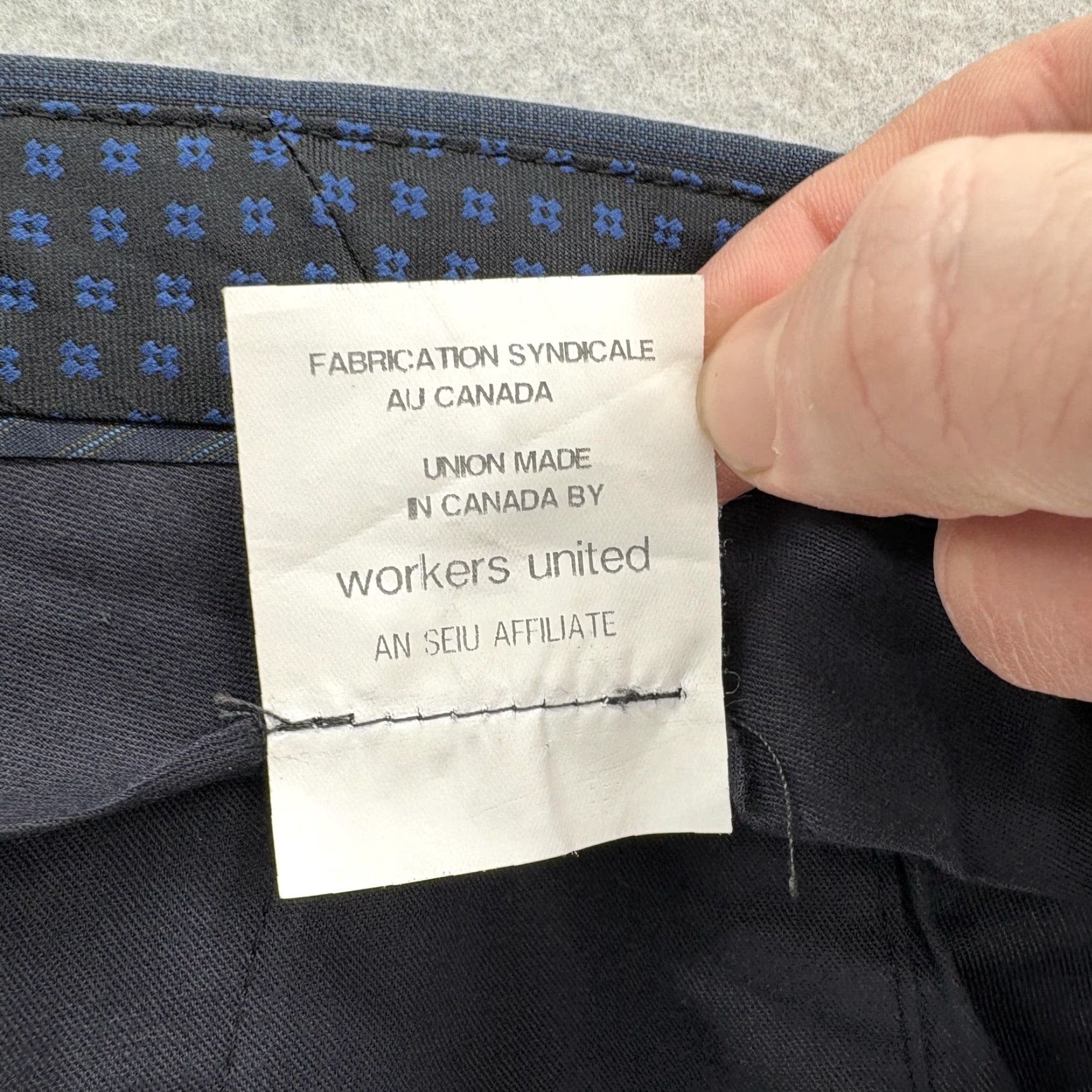 Ted Baker Ted Baker Jefferson Dress Pants Mens 38x32 Blue Wool Jacket? No, Pants. Size US 38 / EU 54 - 6 Thumbnail