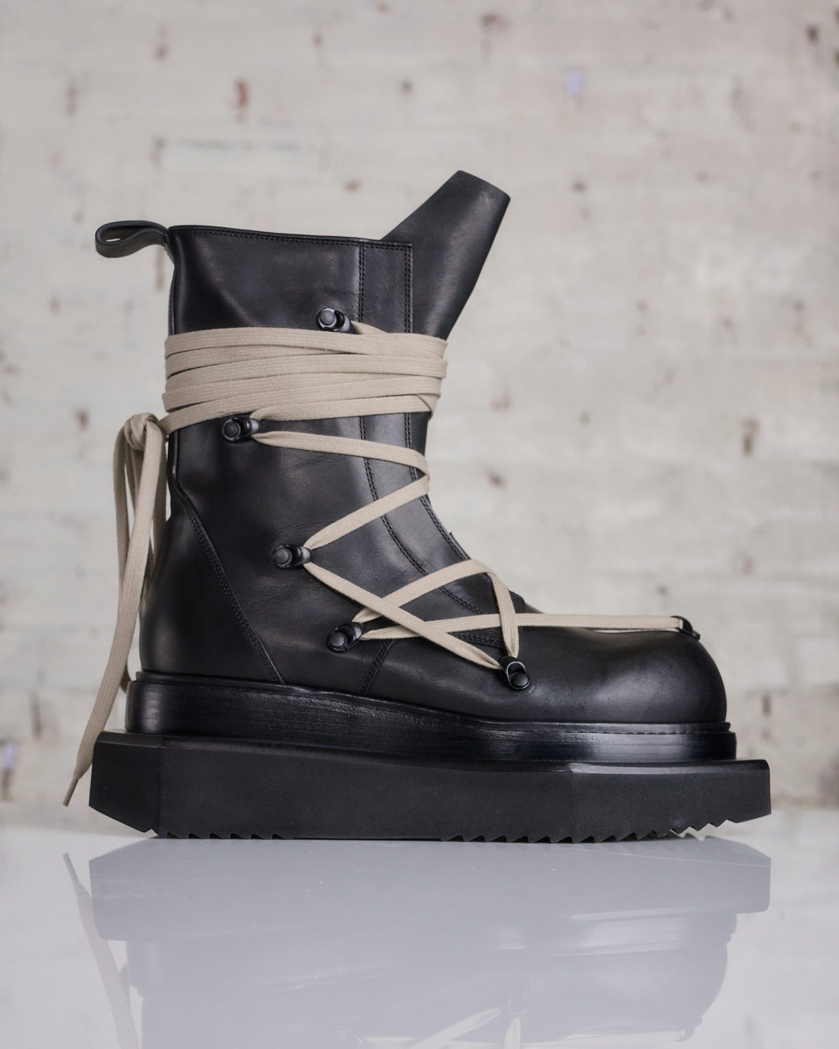 Rick Owens Pentalaced Turbo Cyclops Boot