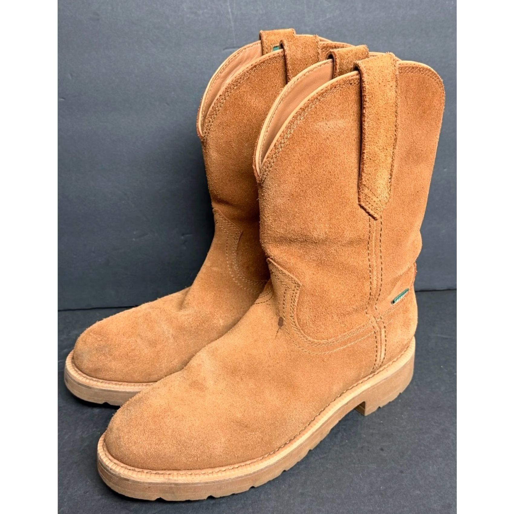 Tecovas Tecovas Mens Boot Size 8D Rugged Roper Cashew Roughout Cashew Size US 8 / EU 41 - 2 Thumbnail