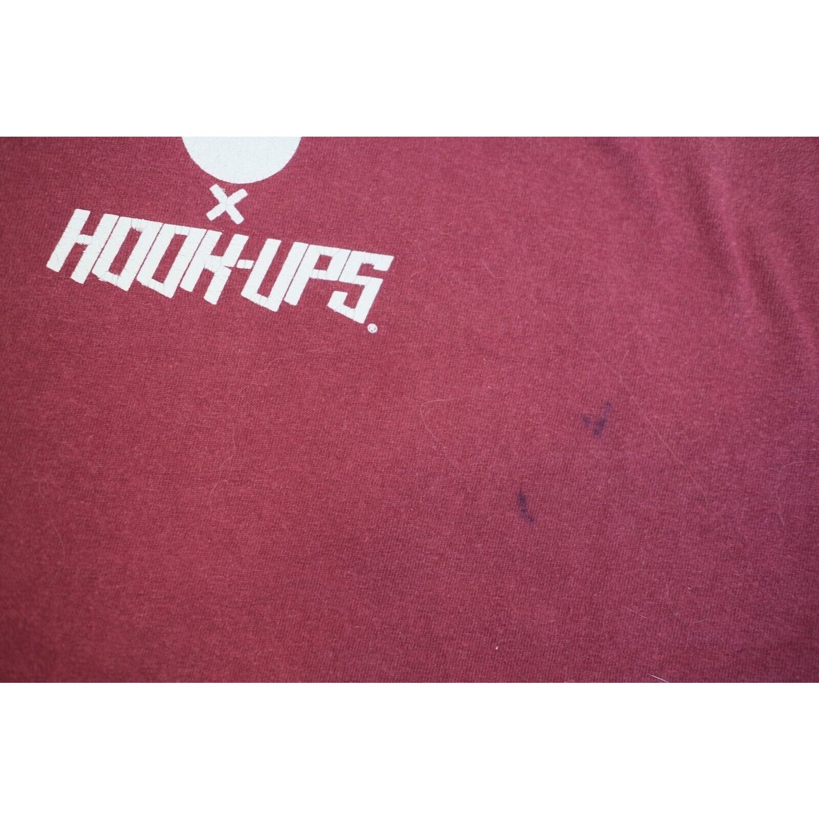 The Hundreds Vintage 2000s The Hundreds Hook-Ups Tee Unisex Medium Red Size US M / EU 48-50 / 2 - 8 Thumbnail