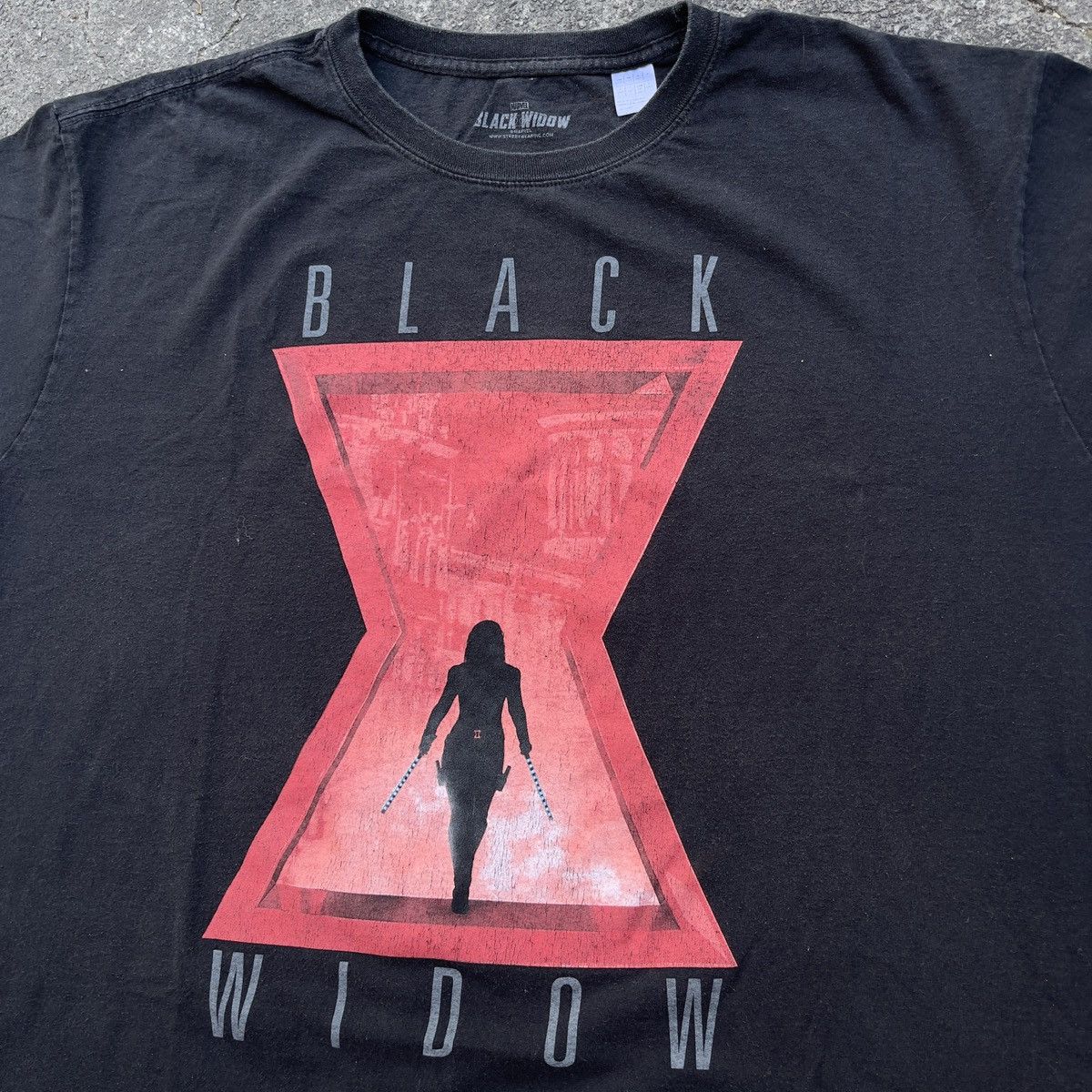 Marvel Comics × Vintage Vintage Oversized MARVEL BLACK WIDOW Shirt Size US XXL / EU 58 / 5 - 2 Thumbnail