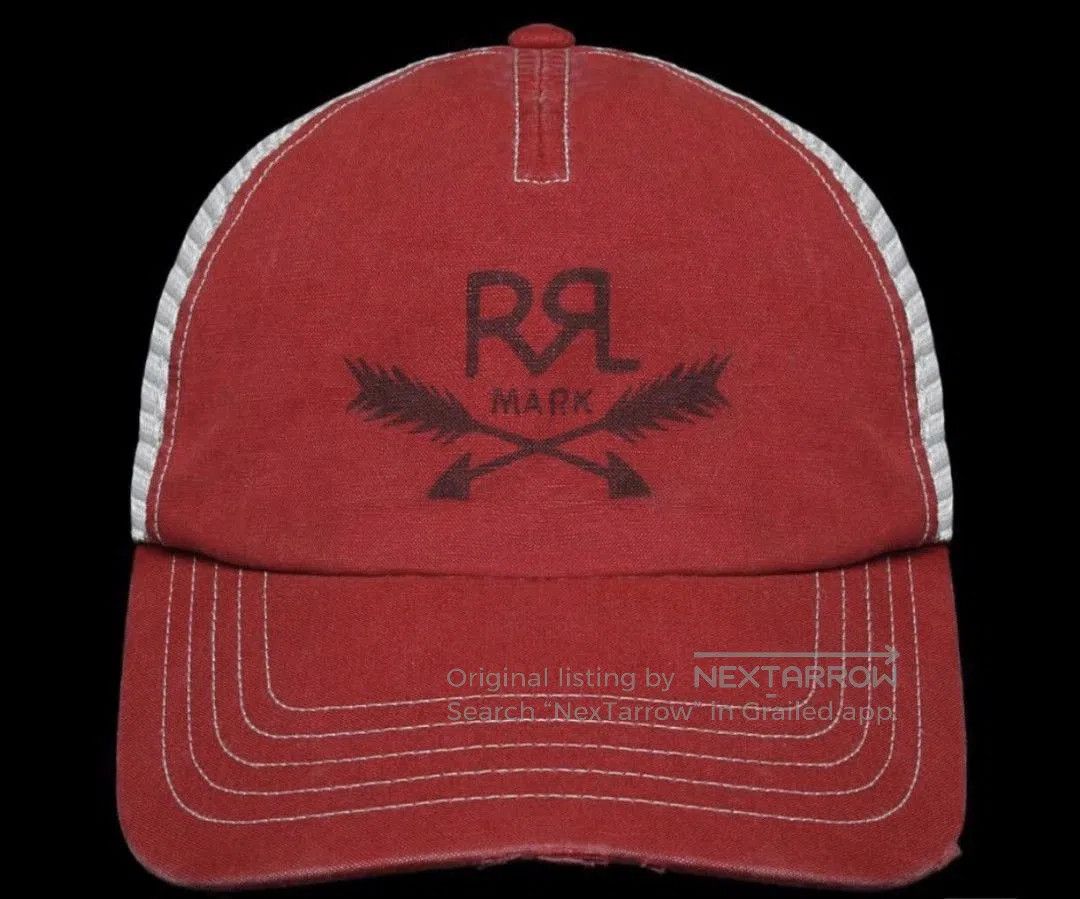 RRL Ralph Lauren RRL Double RL Arrow Logo Mesh Cap. Size ONE SIZE - 3 Thumbnail