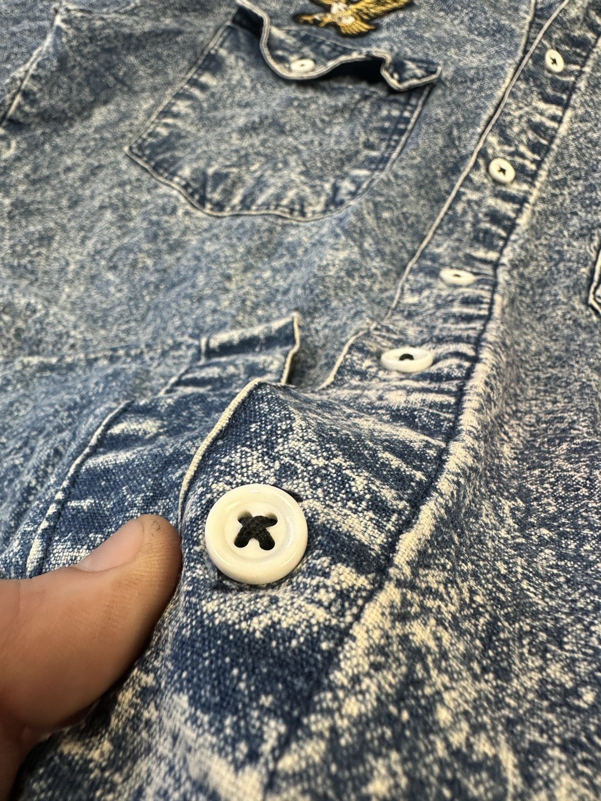 Levi's × Vintage Vintage Levi’s Denim Button Up Shirt 50s Western Wear USA XL Size US XL / EU 56 / 4 - 8 Thumbnail