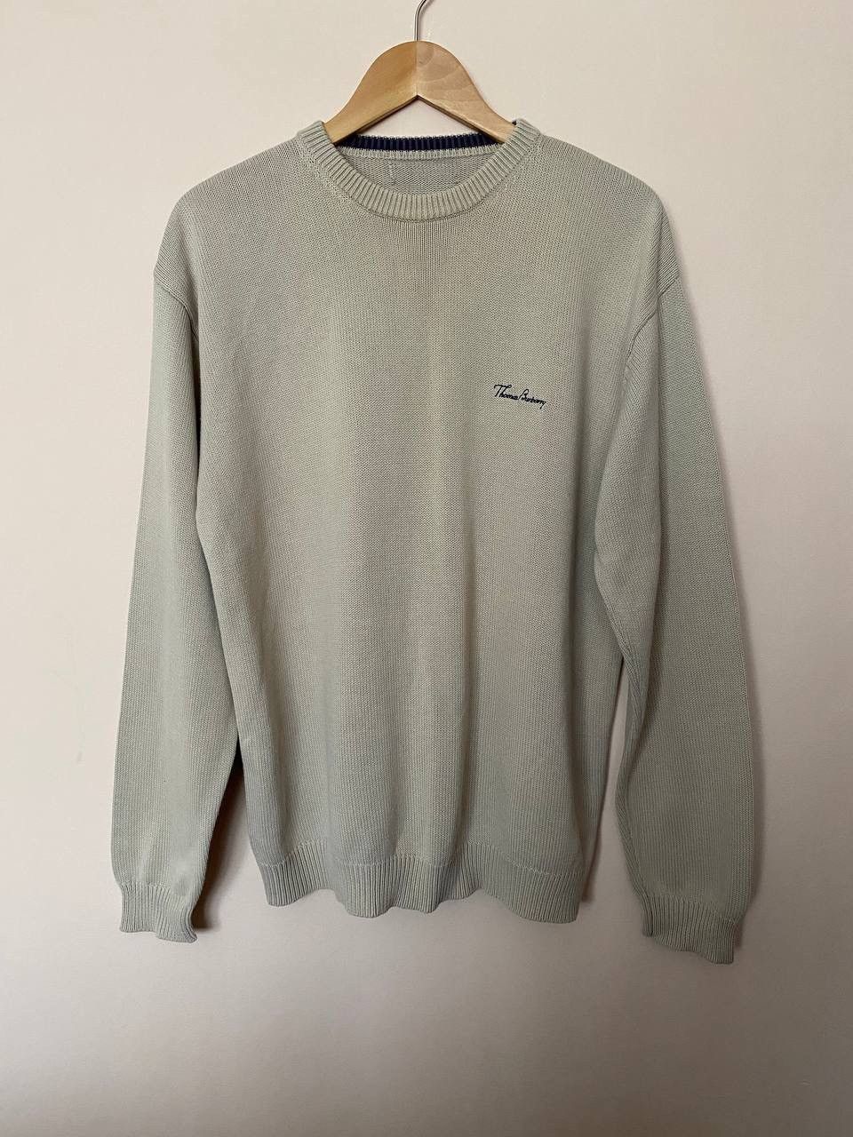 Burberry 🔥 90s Thomas Burberry sweater beige cardigan nova check old Size US L / EU 52-54 / 3 - 1 Thumbnail