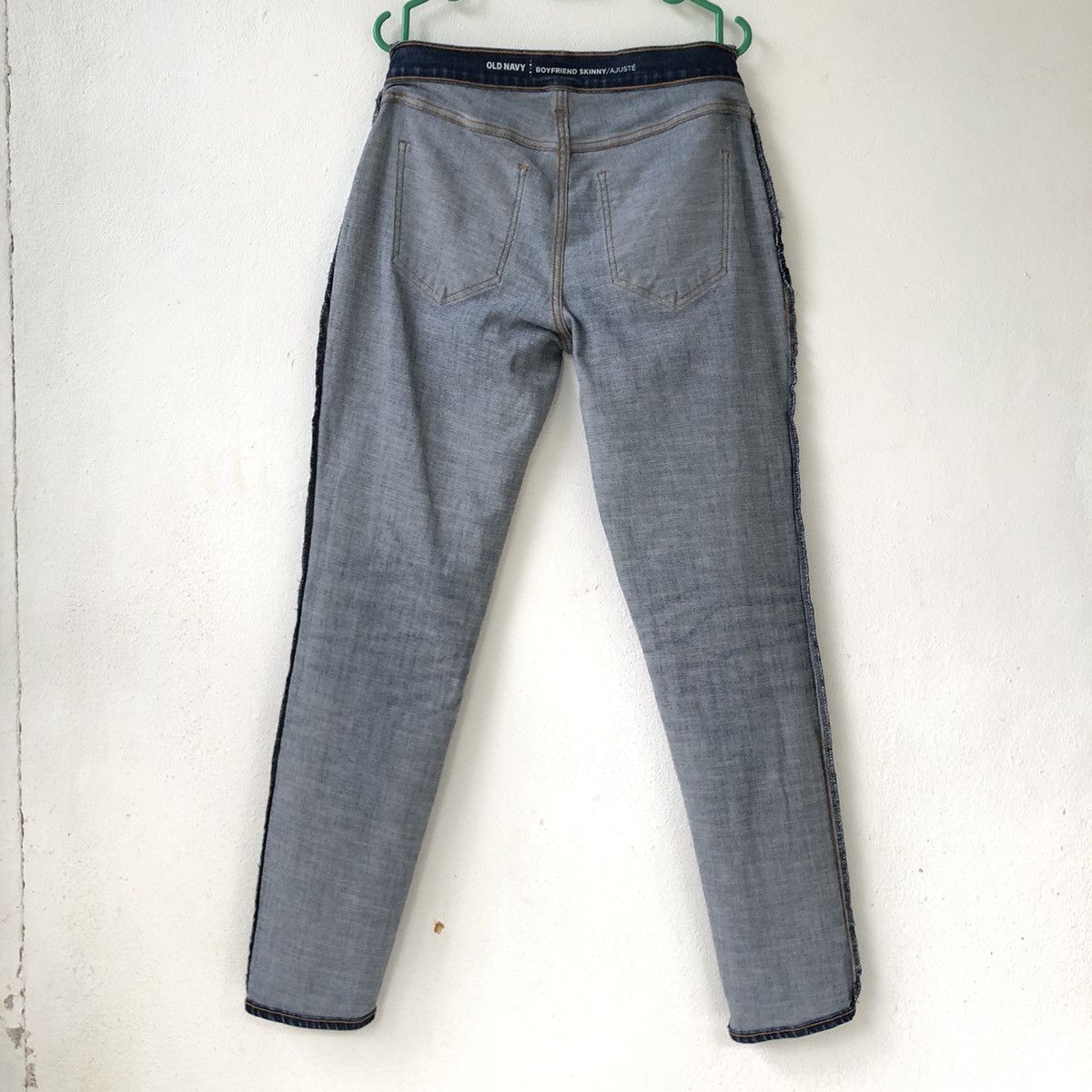 Old Navy OLD NAVY Distressed Patchwork Skinny Jeans Size 30" / US 8 / IT 44 - 4 Thumbnail