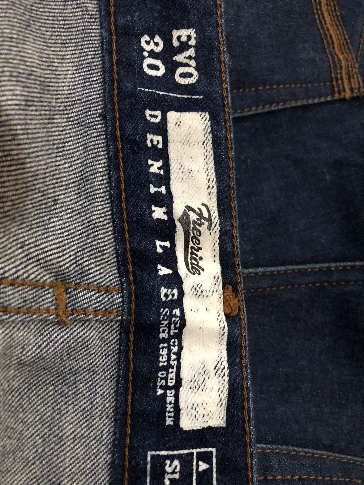 Free People Freeride EVO 3.0 Selvedge Denim Lab Jeans Size US 38 / EU 54 - 13 Thumbnail