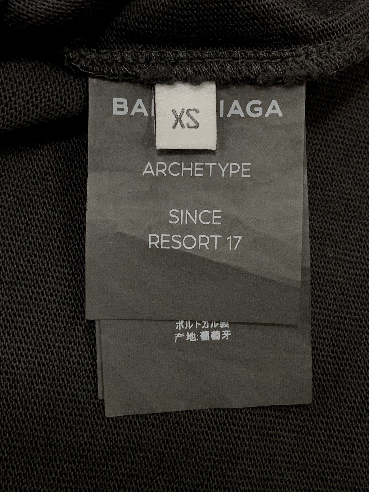 Balenciaga BALENCIAGA ARCHETYPE RESORT 17 DECONSTRUCTED DRAPE T-SHIRT Size XS / US 0-2 / IT 36-38 - 7 Thumbnail