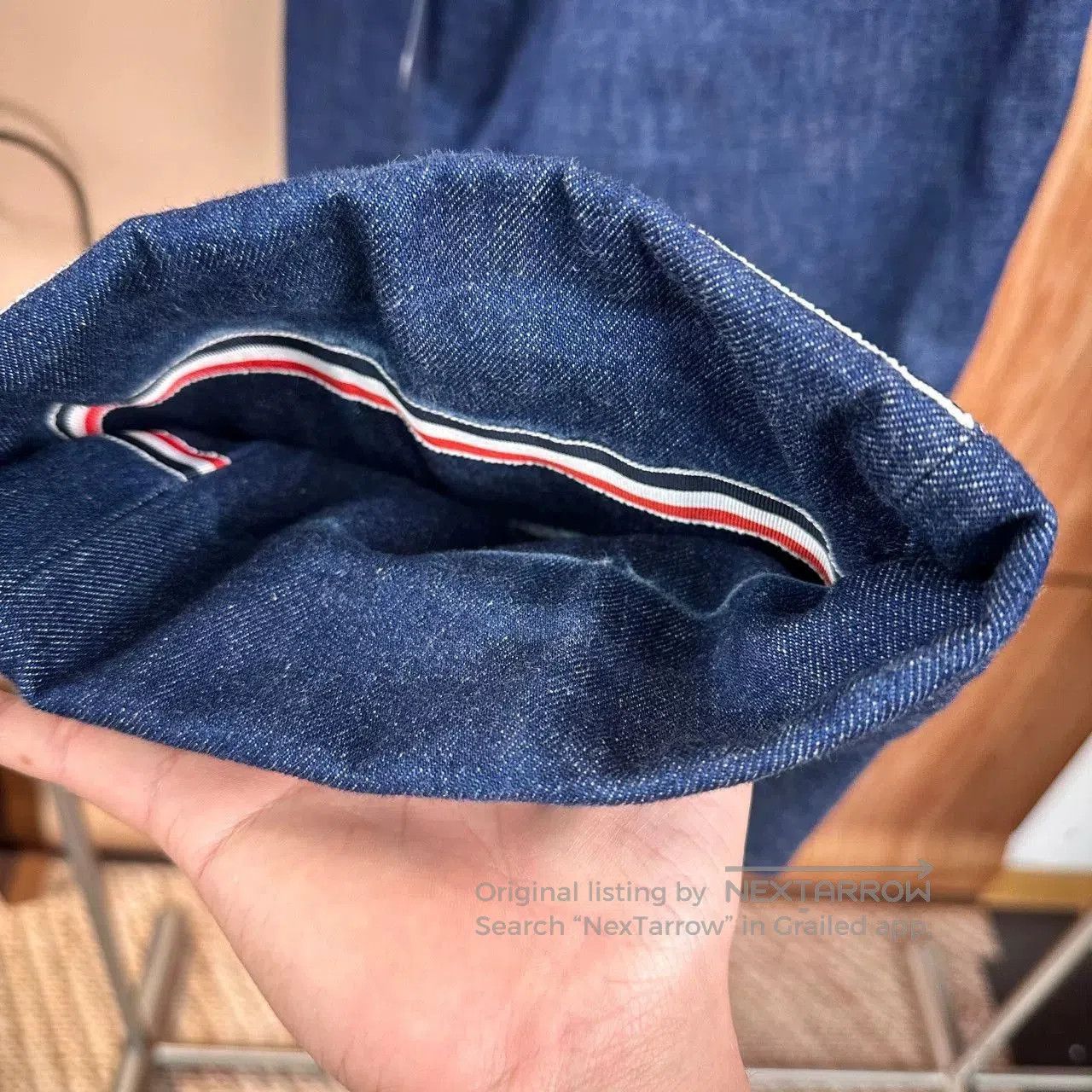 Thom Browne Thom Browne Blue Stripe Cuff Jeans. Size US 26 / EU 42 - 4 Thumbnail