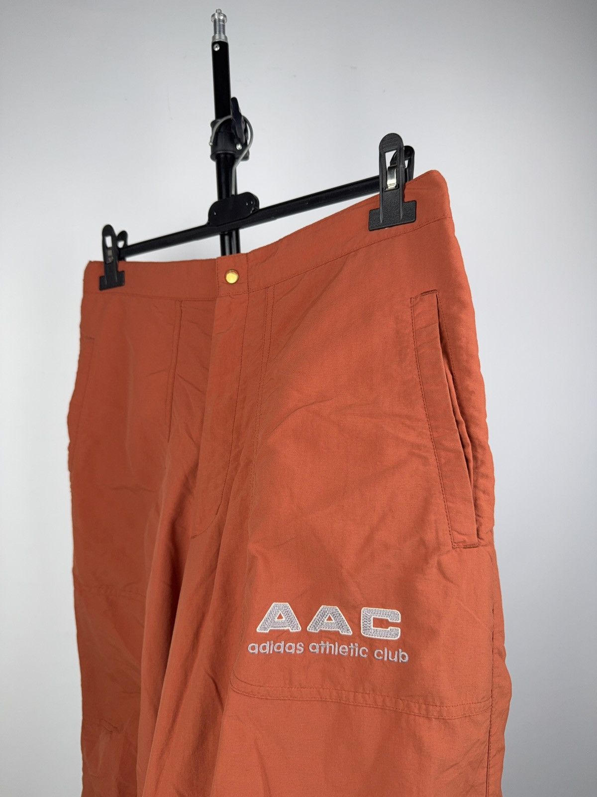 Adidas Vintage Adidas AAC Rust Parachute Pants 2001 Wide Nylon Fit Size US 34 / EU 50 - 4 Thumbnail