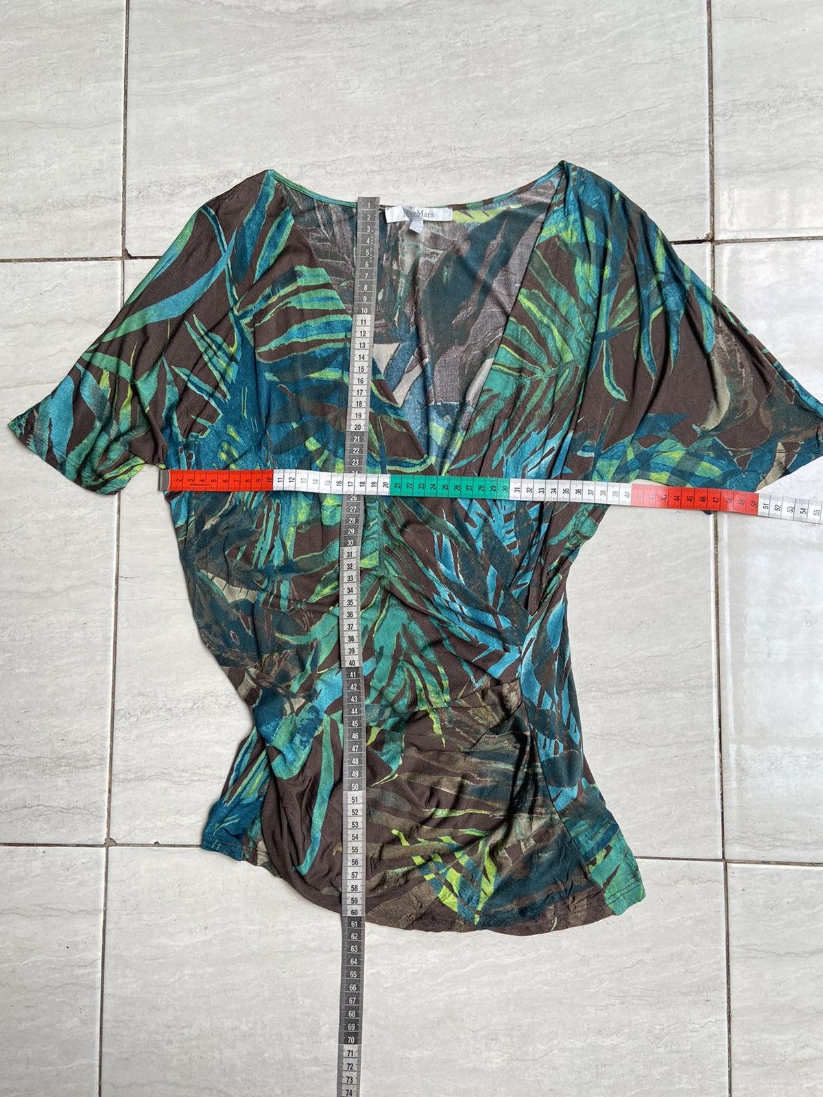 Max Mara MAX MARA Motive T-shirt Size XXS / US 00 / IT 34 - 2 Thumbnail