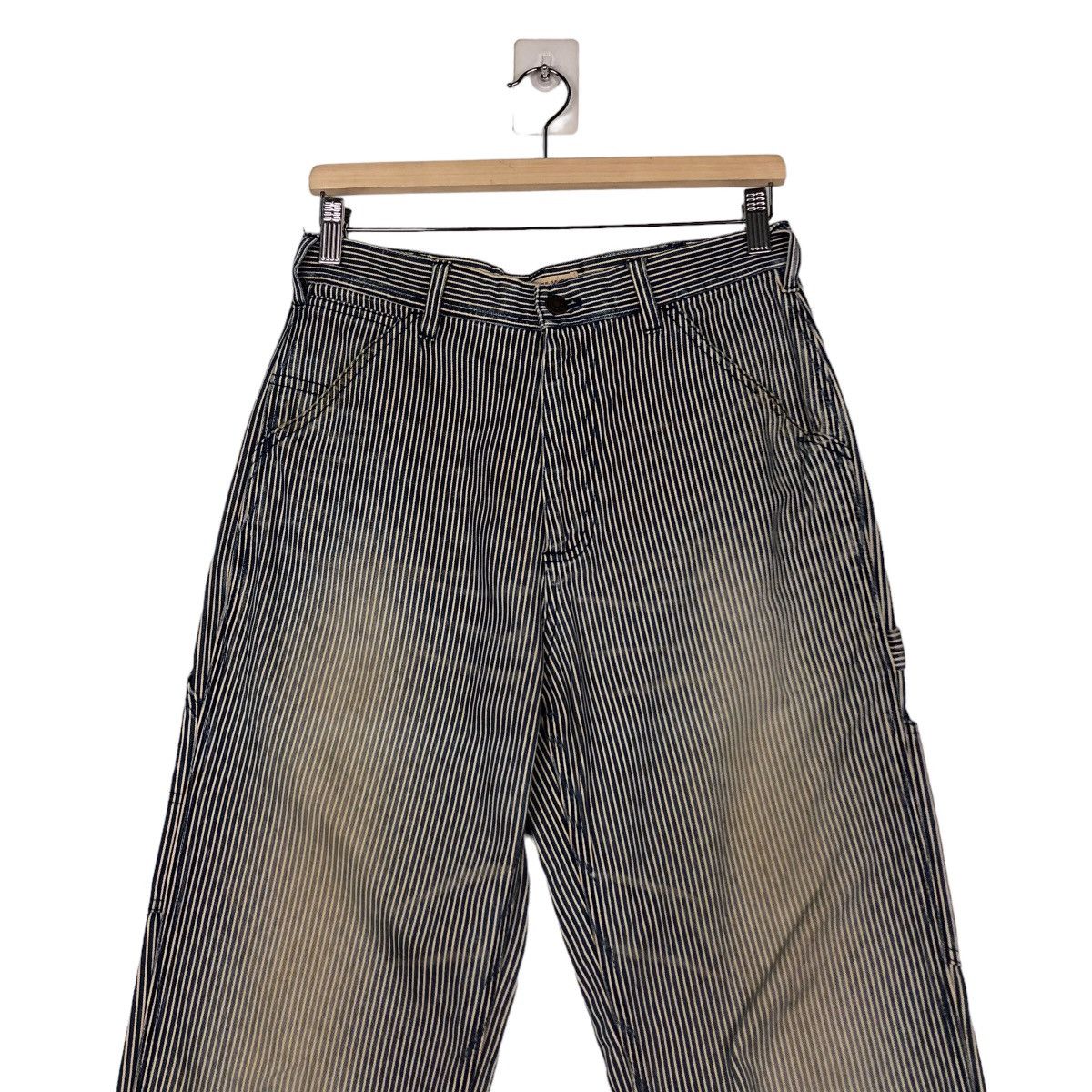 Japanese Brand 🔥Vintage Hickory Chore Denim Smith’s American Issey Miyake Size US 30 / EU 46 - 4 Thumbnail