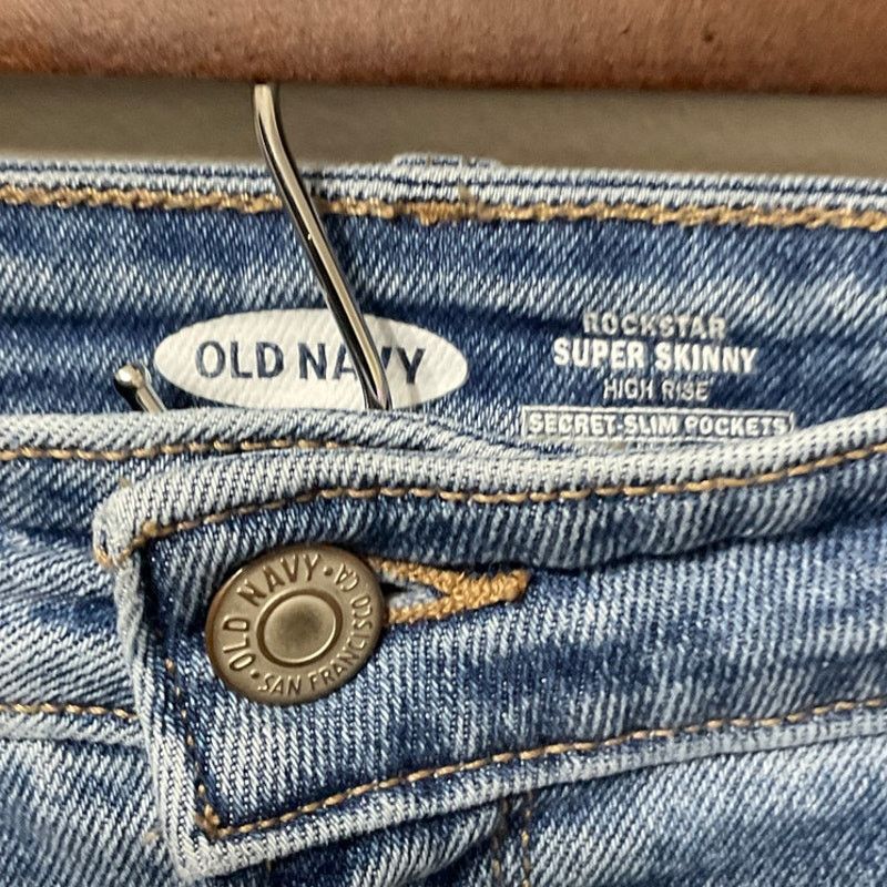 Old Navy Old Navy Women's Rockstar High Rise Super Skinny Jeans Sz 14 Size 36" / US 14 / IT 50 - 2 Thumbnail