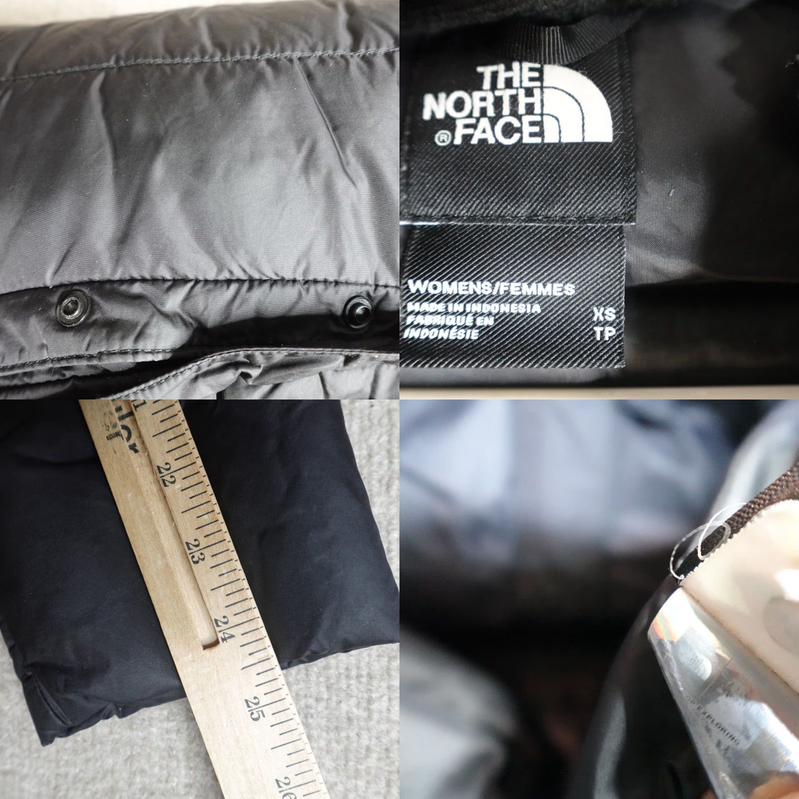 The North Face The North Face Womens Jacket XS Black Full Zip Down Parka Hooded 550 Parka Size XS / US 0-2 / IT 36-38 - 8 Thumbnail