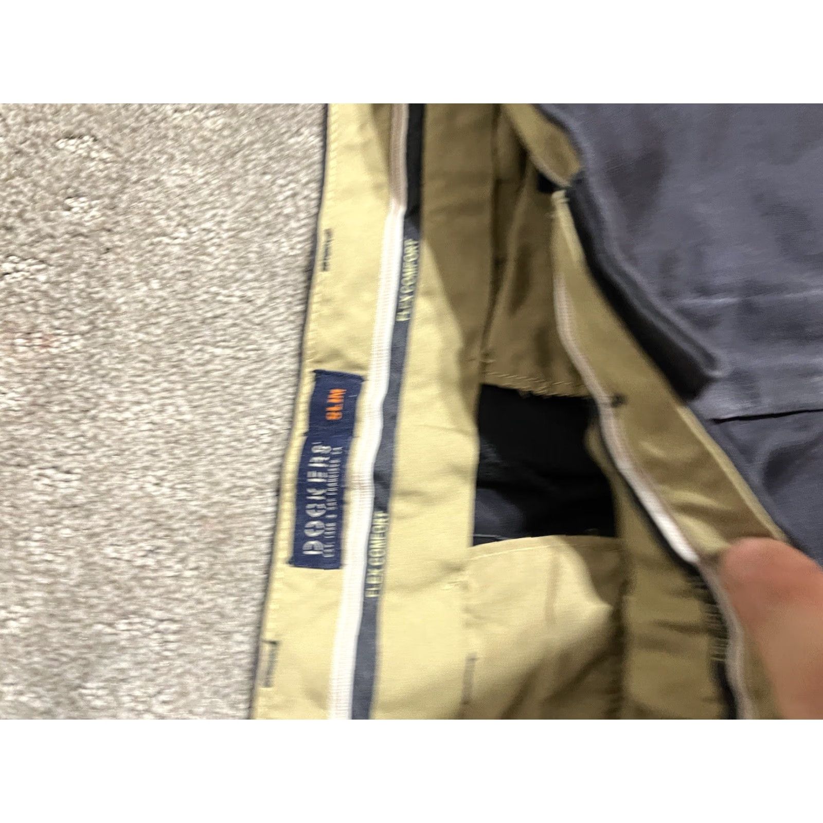 Dockers DOCKERS Signature Khakis Slim Fit Pants 30x32 Navy Blue Men's Size US 30 / EU 46 - 5 Thumbnail