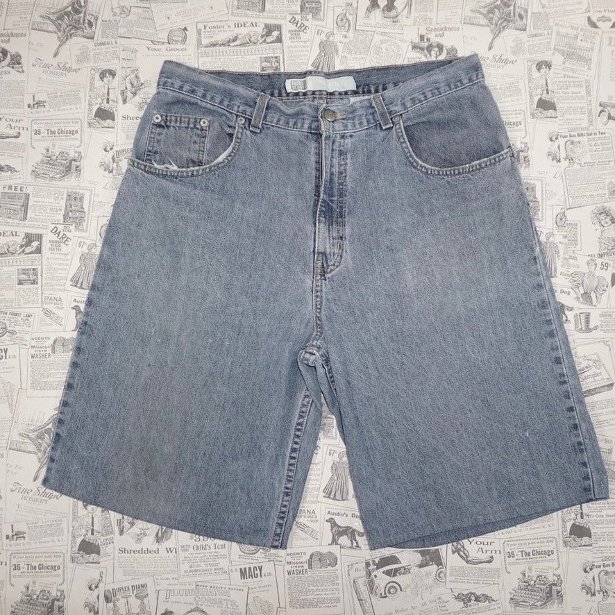 Faded Glory 33x30 - Vintage Y2K faded glory denim faded carpenter jorts Size US 33 - 2 Thumbnail